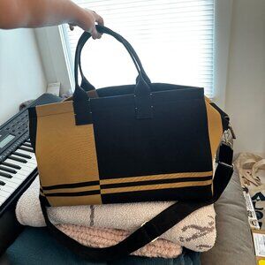 Rothy’s The Weekender Bag – Camel & Black – Excellent Condition